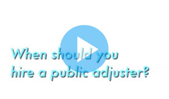 When should you hire a public adjuster?